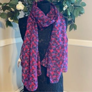 Pink GAP Floral scarf 🧣